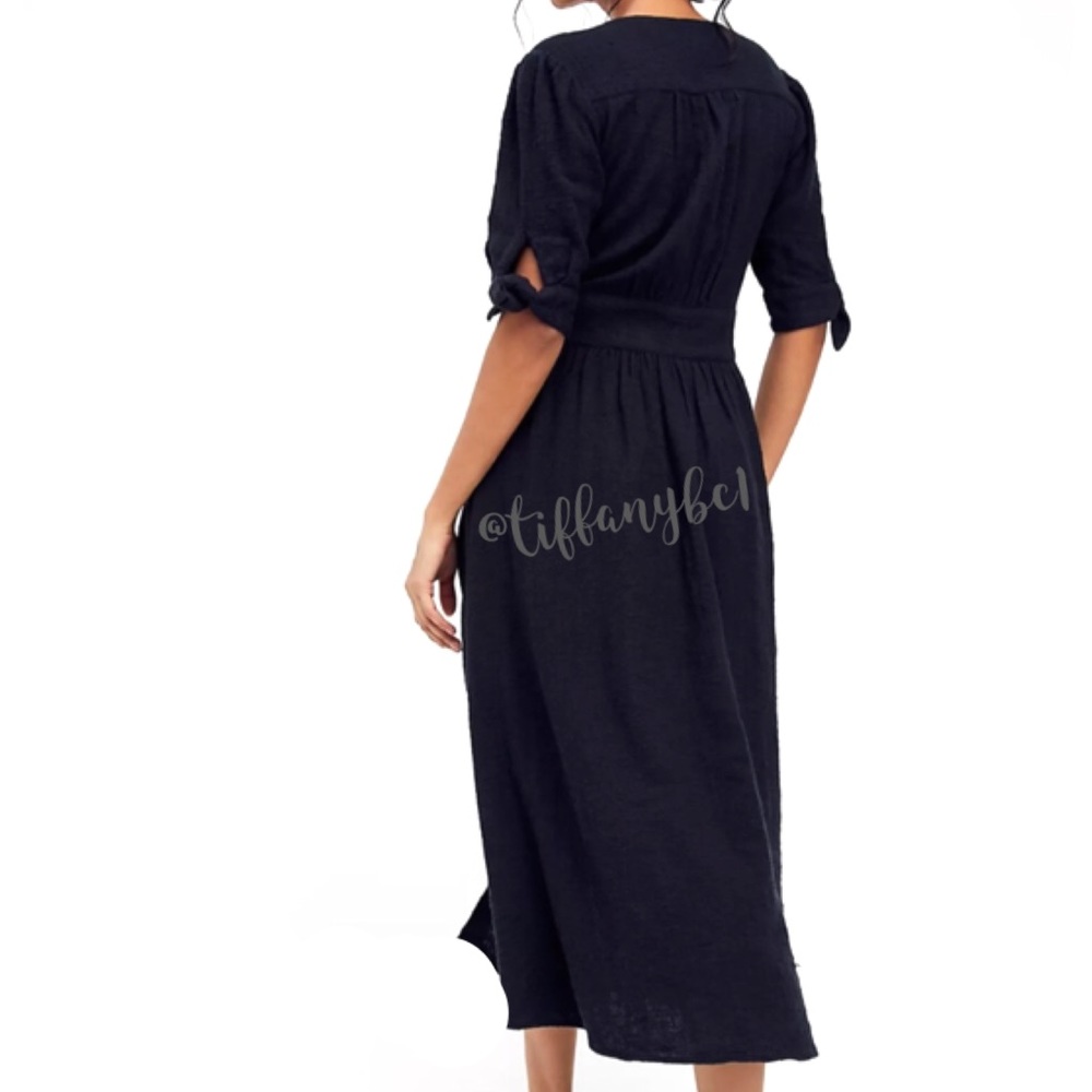 Free People Love Of My Life Midi Dress Black - Picture 2 of 16